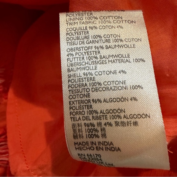 Anthropologie Orange Shag Textured Shift Dress - Picture 8 of 8